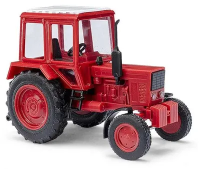 Immagine prodotto di Busch 51304 - 1/87 / H0 Trattore Belarus Mts 80 - Rosso - Nuovo