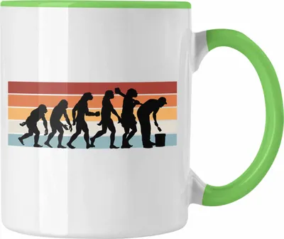 Produktbild von Trendation - Maler Geschenke Tasse Lackierer Lustig Geburtstag (Grün)