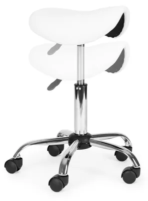 Obrázek produktu pro ModernHome BC004 Ergonomická otočná stolička s nastavitelnou výškou, nosnost 150 kg, bílá