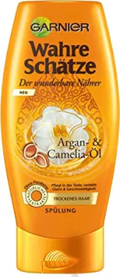 Image de L'Oréal GARNIER Véritables trésors - Huile d'argan & huile de camélia - Après-shampooing 200ml