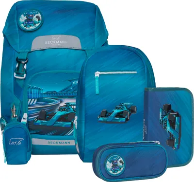 Produktbild von Beckmann Classic Racing Schulrucksack Set 6tlg.