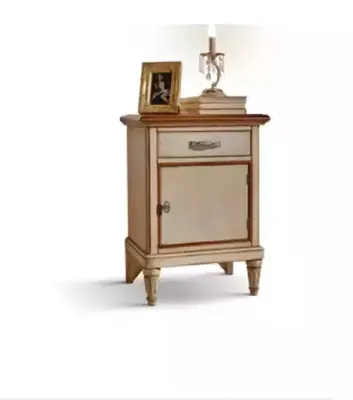 Produktbild von Designer Schlafzimmer Set Bett Nachttische Kommode Kimplettes Set 4tlg