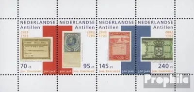 Produktbild von Briefmarken Niederländische Antillen 2003 Mi 1200-1203 Kleinbogen (kompl.Ausg.) postfrisch Wertzeichendruckerei