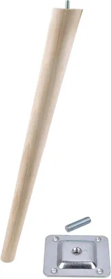 Obrázok produktu pre Drevené nožičky na nábytok z buku, šikmé, 45 cm
