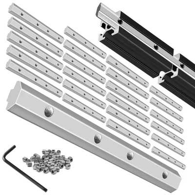 Produktbild von Eckverbinder 4040 Silber - 24 Stück - T-Slot Zubehör - Aluminium Profil