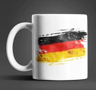 Produktbild von Deutschland Flagge Fahne Kaffeetasse Teetasse Tasse Geschenkidee