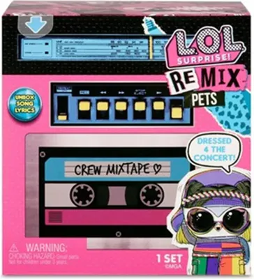 Produktbild von L.O.L. Surprise! Pets - Remix Series A, 4 Jahr(e), Mehrfarbig, Kunststoff