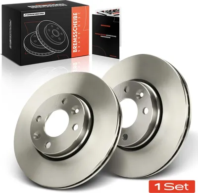 Productafbeelding van Frankberg 2x Remschijven Vooras voor Nissan Micra C+C III V Note Tiida Schrägheck Sedan Bouwjaar vanaf
