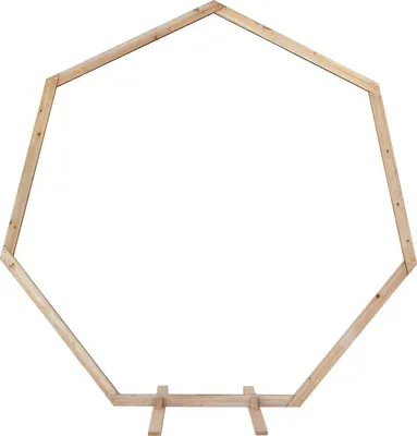 Obrázek produktu pro vidaXL Svatební oblouk, světle hnědý, 221 x 92 x 216 cm, masivní borové dřevo