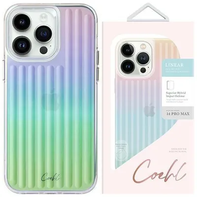 Produktbild von Uniq Etui Coehl Linear Iphone 14 Pro 6,1"" Opalowy/Irisierend