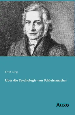 Produktbild von Über die Psychologie von Schleiermacher