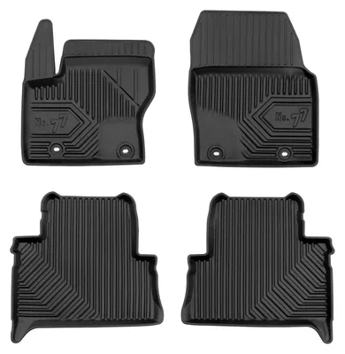 Zdjęcie produktu dla Dywaniki gumowe do Ford C-Max II 2010-2019 (minivan) – 4 szt., czarne, dopasowane