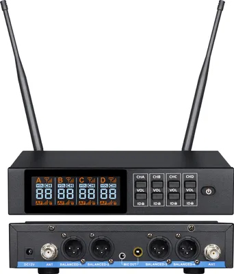 Immagine prodotto di INF Sistema di microfono wireless a quattro canali