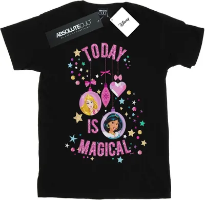 Produktbild von Disney - "Princess Today Is Magical" T-Shirt für Damen BI42869 (L) (Schwarz)