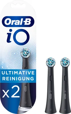 Produktbild von Braun Oral-B iO Aufsteckbürsten Ultimative Reinigung 2er BLACK
