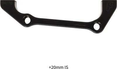 Obrázok produktu pre Adaptér kotúčovej brzdy Paul Component IS, 20 mm, VR 180 mm/ HR 160 mm, čierny