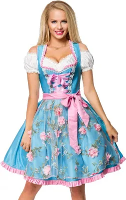 Produktbild von Dirndline - Dirndl mit Blumenschürze - L -