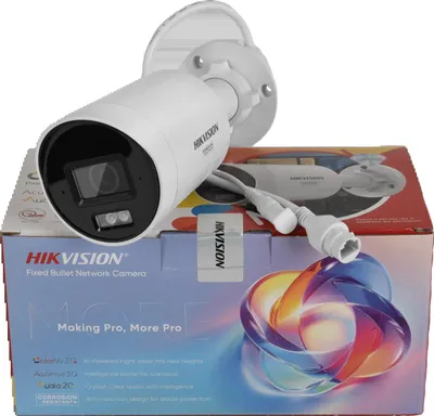 Obrázek produktu pro IP kamera, rozlišení 8MP, inteligentní duální mikrofon, DS-2CD2087G3-LI2UY, 2,8 mm