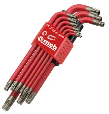 Produktbild von Peddinghaus Stiftschlüsselsatz 9-Teilig - Torx Magnetisch, 9064020101