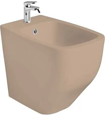 Produktbild von Keramik Stand-Bidet, matt sandbeige | Mozart