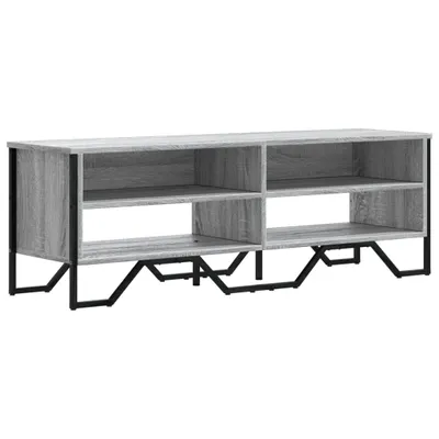 Zdjęcie produktu dla Szafka pod TV, szary dąb sonoma, 122x34x41 cm