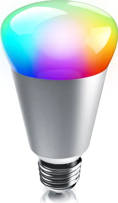 Productafbeelding van BEARWARE Slimme LED-lamp, Wi-Fi slimme lamp, RGB-kleurverandering, dimbaar, E27-fitting, 7W, 420 lumen