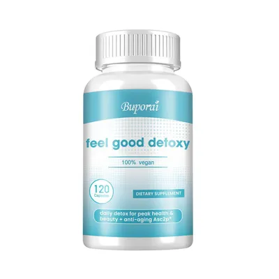 Produktbild von Feel Good Detoxy (120 Kapseln) Nahrungsergänzungsmittel, Darm, Verdauung, Reinigung, Entgiftung