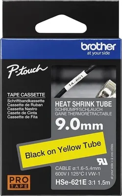 Obrázek produktu pro Brother HSE-621E, Žlutá, Čína, Brother, 69 mm, 155 mm, 18 mm