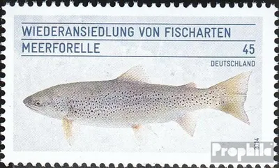 Produktbild von Briefmarken BRD (BR.Deutschland) 2014 Mi 3120 (kompl.Ausg.) postfrisch Meerforelle