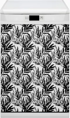 Produktbild von Küche Magnet für Spülmaschine  Abwaschbar 45x80 cm Geschirrspüle  - Schwarzes Monster