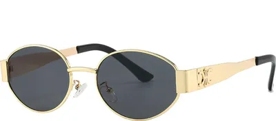 Produktbild von Ellipse-Sonnenbrille für Männer und Frauen, Metallrahmen, Brillen, UV-blockierende Sonnenbrille zum Angeln, Radfahren im Freien
