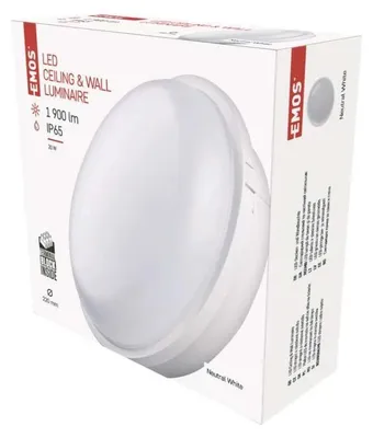 Imagen del producto de Luminaria LED EMOS QARI, 22 cm, 20 W, luz blanca tra, IP65, modelo ZM3010