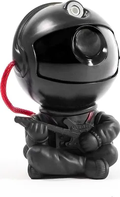 Obrázek produktu pro Hvězdný Led projektor sedící astronaut s dálkovým ovládáním. Černý.