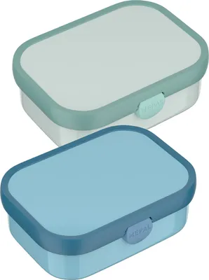 Produktbild von Mepal CAMPUS Brotdose mit Gabel cool blue & cool mint 2er Set (2025)