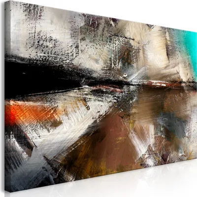 Produktbild von Wandbild Mega XXXL Abstrakt 250x125 cm Einteiliger XXL-Format Kunstdruck zur Selbstmontage Leinwandbilder moderne Bilder DIY Wanddekoration Wohnung Deko wie gemalt a-A-0595-ak-e
