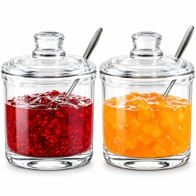 Productafbeelding van Set van 2 confituurpotten, Parmezaanpotten, kruidenpotten, honingpot en confituurpot