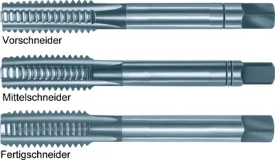 Produktbild von Forum Handgewindebohrer-Satz links DIN 352 HSS M 4,0