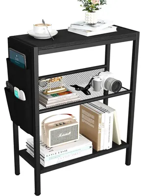 Image de Petite table d'appoint pour petits espaces, avec sac de rangement