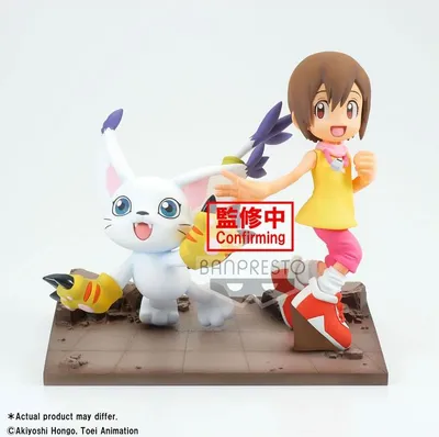 Obrázek produktu pro Digimon Adventure Adventure Archives DXF PVC soška Hikari a Tailmon 12 cm