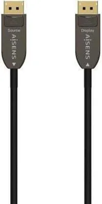 Imagen del producto de AISENS A155-0608, 20 metros, DisplayPort, DisplayPort, Conector macho, Conector macho, Resolución de 7680 x 4320 píxeles