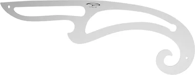Productafbeelding van Tekenhulp Boog - Curve Sjabloon - Technisch Tekenwerk - Transparant Materiaal - 415 cm - Transparant