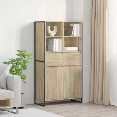 Produktbild von vidaXL Sideboard Sonoma 81 x 36 x 150.5 cm Holzwerkstoff