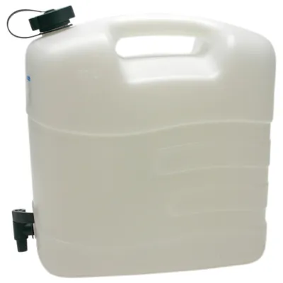 Produktbild von Pressol Wasserkanister-20 Liter aus Polyethylen | Lebensmittelecht | für Trinkwasser und flüssige Lebensmittel | PE-mit Ablasshahn