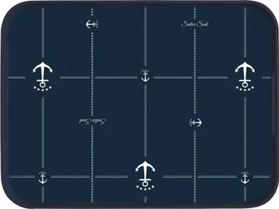 Produktbild von Marine Business Sailor Rechteckiges Tablett Blau Blau One Size