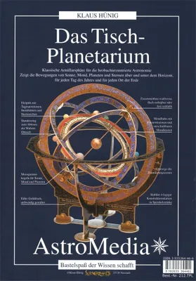 Produktbild von Tisch-Planetarium Bausatz, klassische Armillarsphäre, Meridian einstellbar, 34 cm hoch, Ø 33 cm