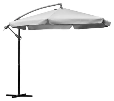Produktbild von Gartenschirm Lehmann Vihma grau, Durchmesser 300 cm