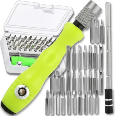 Immagine prodotto di Set di cacciaviti di precisione 32 in 1 con punte TORX e custodia