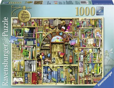 Produktbild von Ravensburger Colin Thompson - The Bizarre Bookshop Puzzlespiel 1000 Stück(e) Kunst