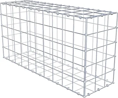 Produktbild von Gabione 100 cm x 50 cm x 30 cm (L x H x T), Maschenweite 10 x 10 cm, Spiralring