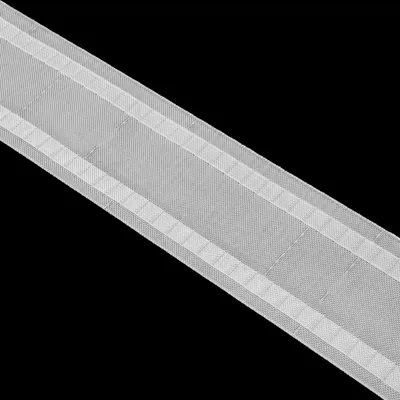 Zdjęcie produktu dla Taśma do zasłon 10 m System falisty przezroczysty – 77 mm Taśma marszcząca Taśma plisowana